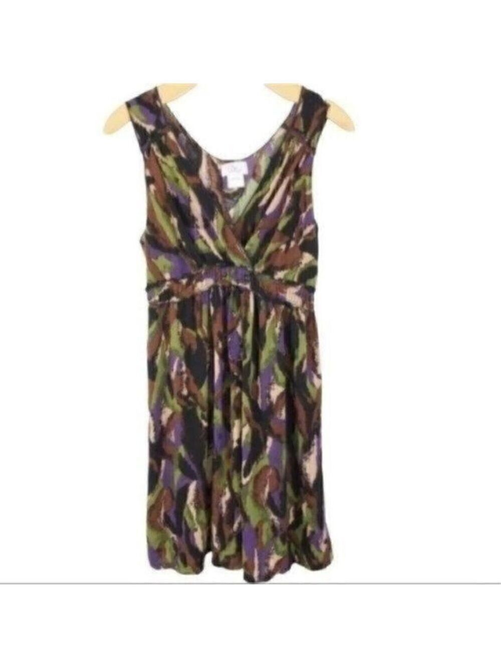 Oh Baby By Motherhood 100% Rayon Sleeveless Maternity Dress Size Large